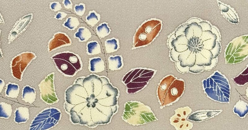 利休白茶色名古屋帯