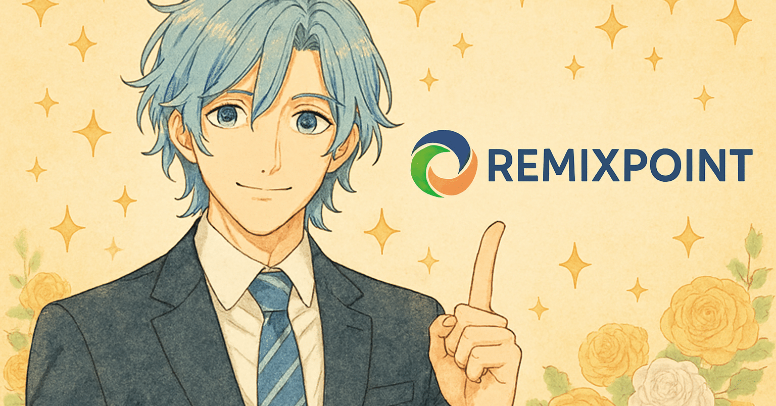 リミックスポイント（3825）のチャートは「短期反発の中にある下落トレンド」｜ちょきんこ