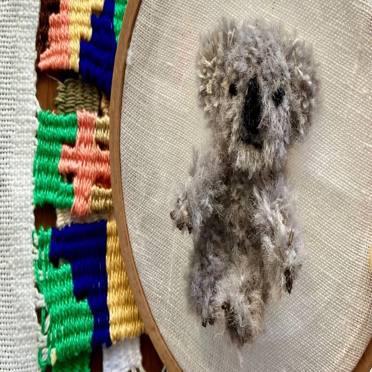 立体刺しゅう⑰コアラ🐨｜kiki