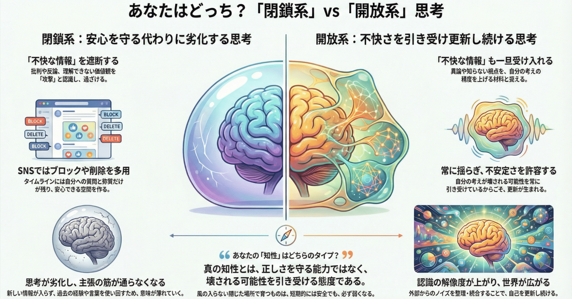閉鎖系と開放系―人はなぜ、同じ世界に住みながら話が通じなくなるのか｜leylinehunter