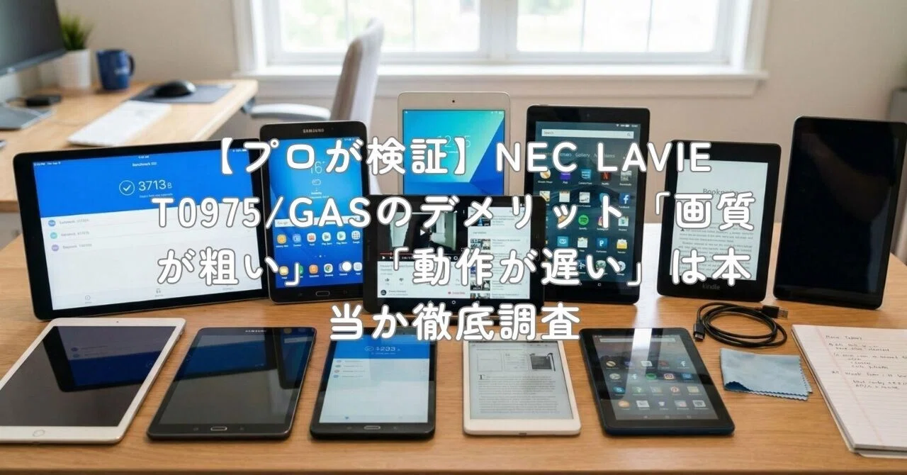 プロが検証】NEC LAVIE T0975/GASのデメリット「画質が粗い」・「動作