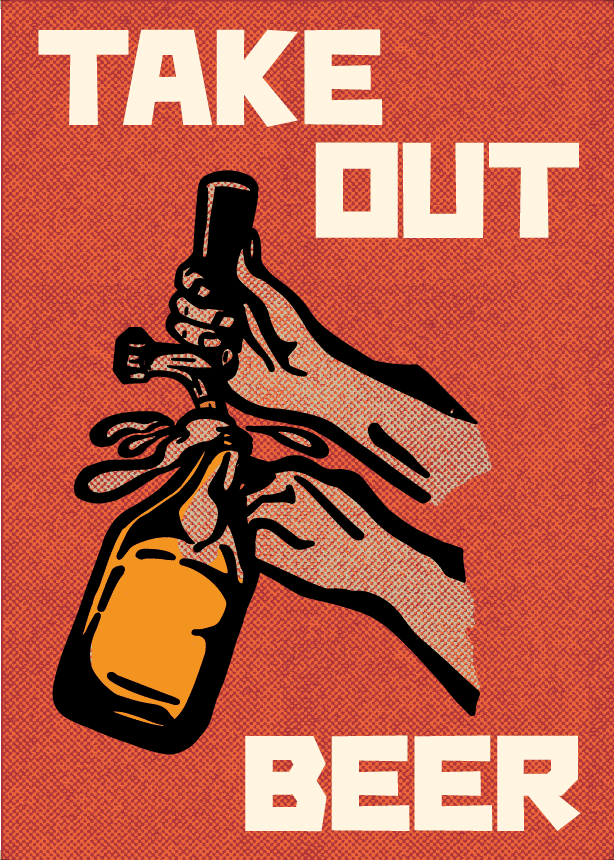 TAKE OUT BEERのための フリー素材の配布をします。｜genki kubo / butter