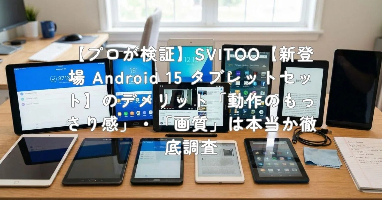 プロが検証】SVITOO【新登場 Android 15 タブレットセット】の