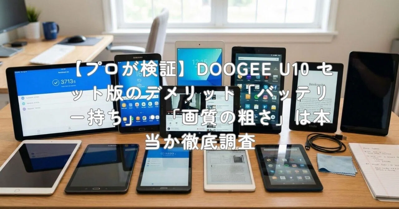 プロが検証】DOOGEE U10 セット版のデメリット「バッテリー持ち