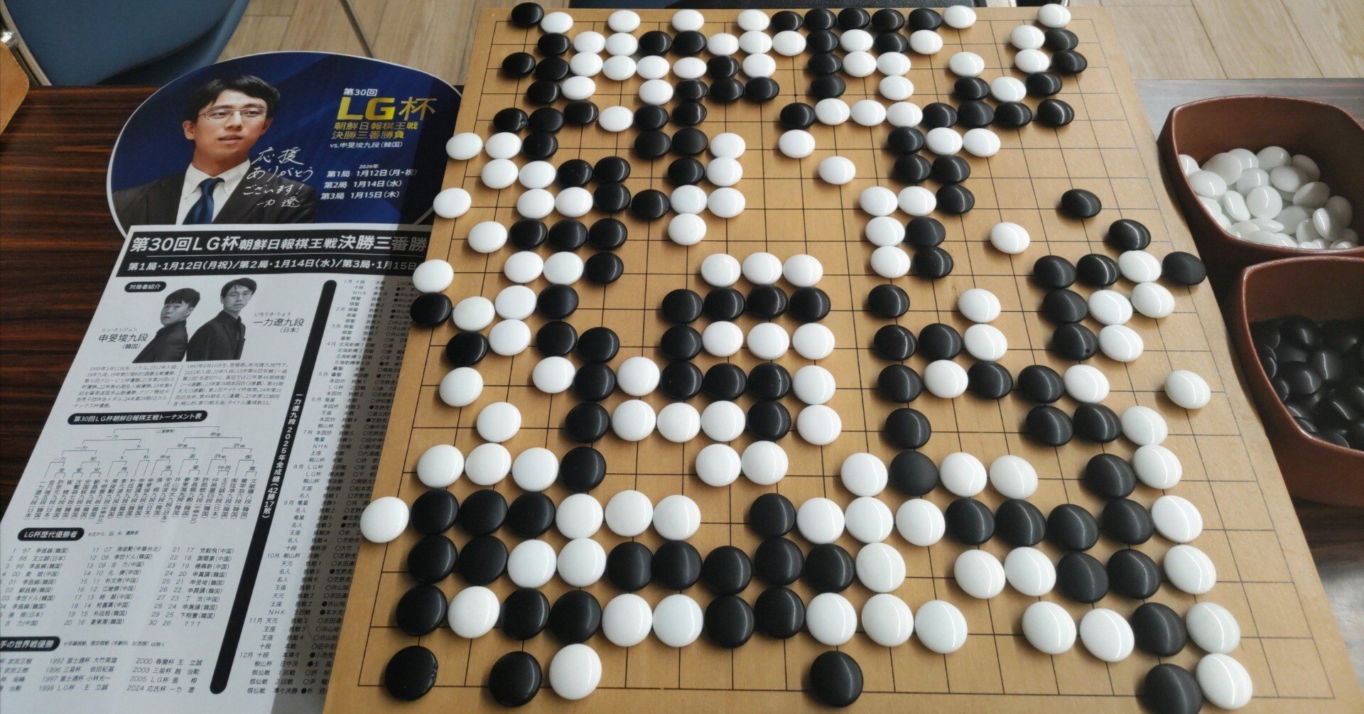 囲碁】LG杯決勝1局目は一力先生が勝利！｜過祭 進碁