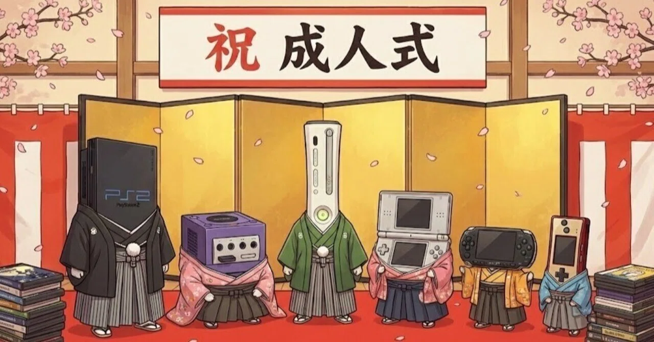 懐かしいのゲーム達 二十歳を迎えたゲームたち｜肝数値高男