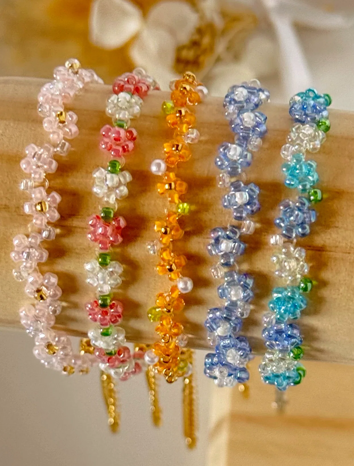 ビーズアクセサリー、様々な季節のモチーフ｜to*rinana（トリナナ）