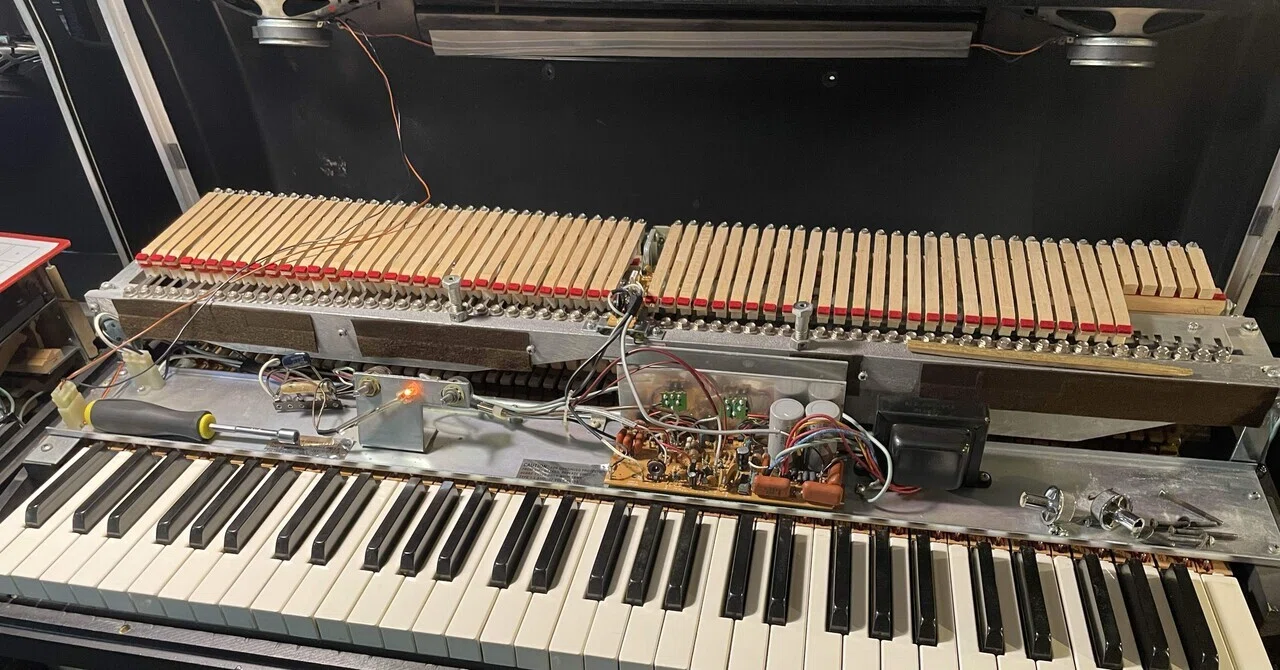 Wurlitzer 200Aの調整を｜Shinya Fujita / Tee House Music KYOTO