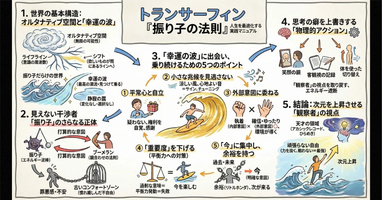 トランサーフィン 2 & 振り子の法則 Amazon.co.jp: 振り子の法則〜トランサーフィンの秘密〜: マンガで