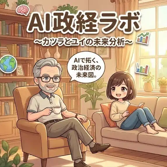 「AI政経ラボ」～カツラとユイの未来分析～：UTAMARO