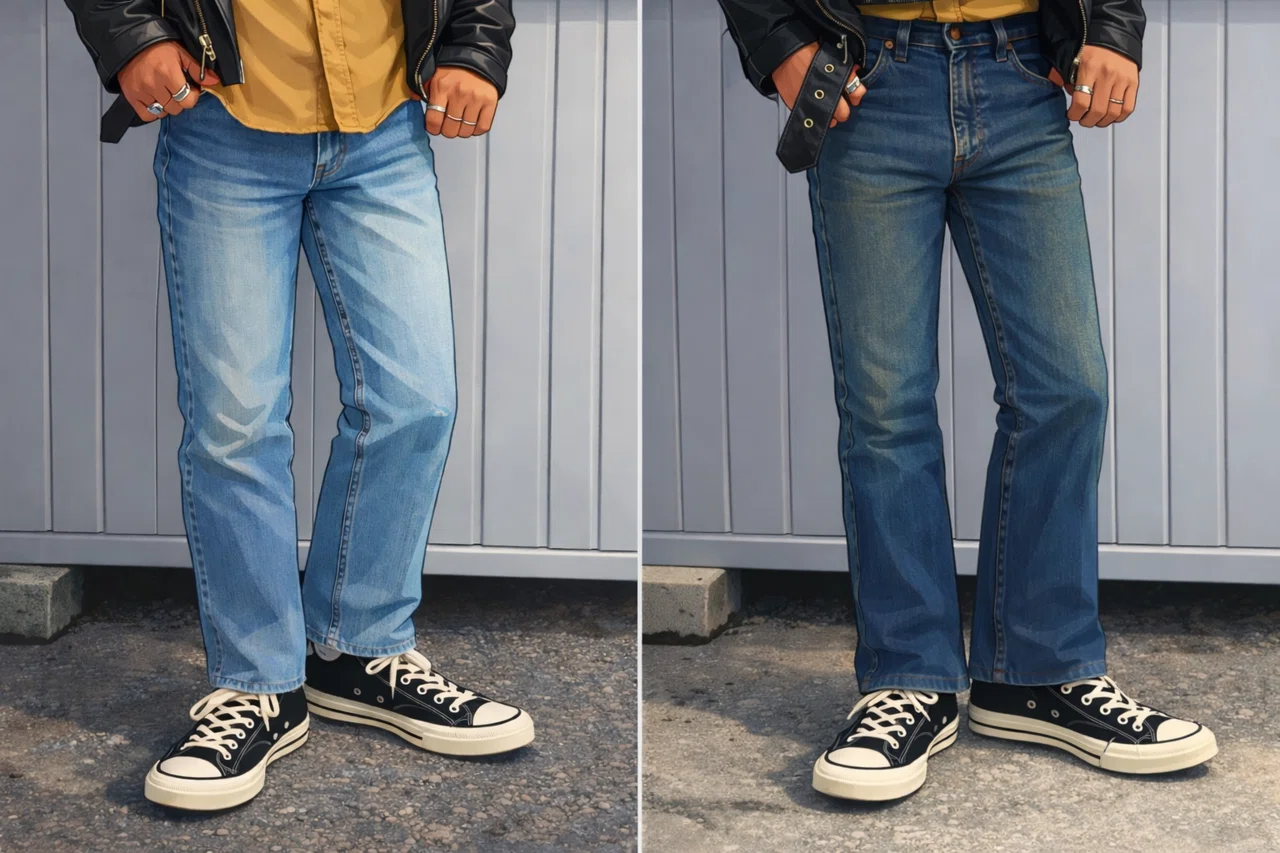 低身長男子はLevi's501より517。過小評価されてる魔法のデニム。｜寿司