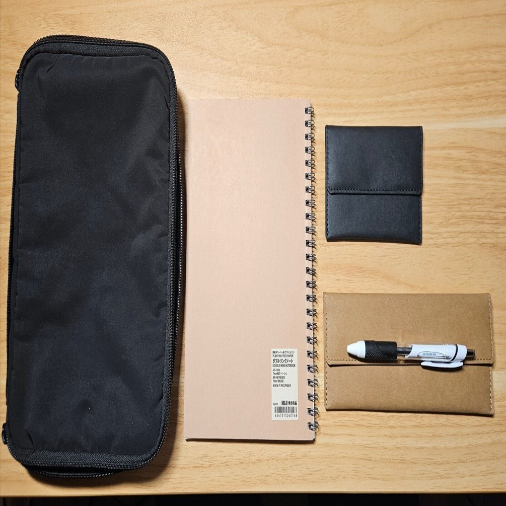無印良品 手帳ケースの中身｜matsu / ガジェットレビュー