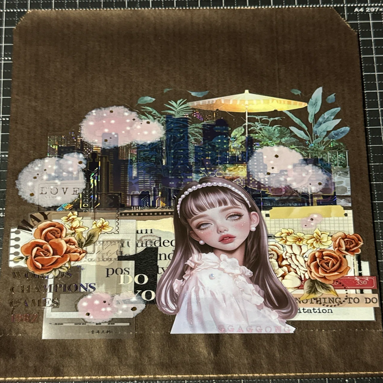 市販の平袋にタグcollage🏷️｜reidan_collage