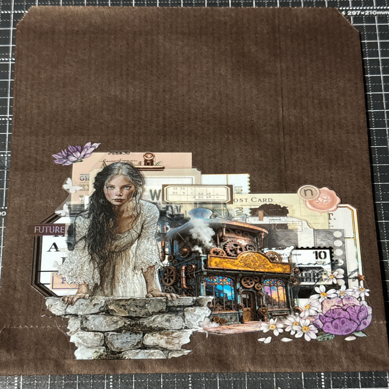 市販の平袋にタグcollage🏷️｜reidan_collage