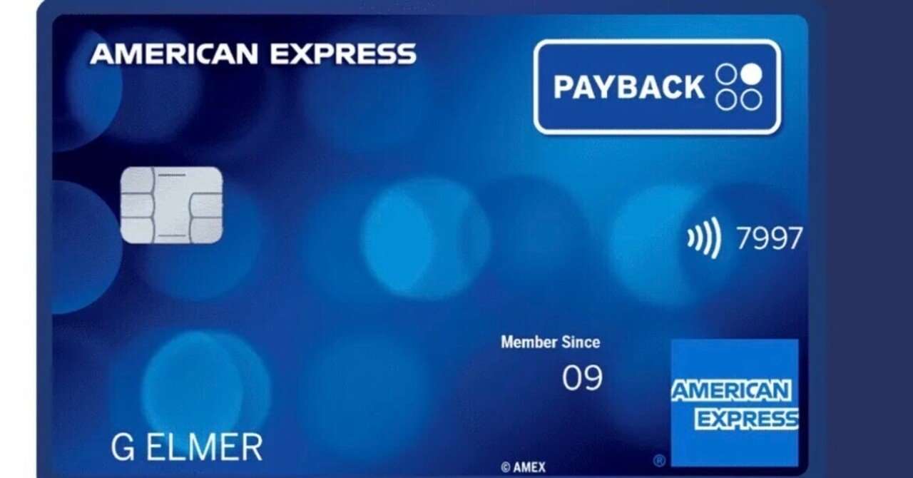 Payback American Expressカード 新規入会で5000ポイント