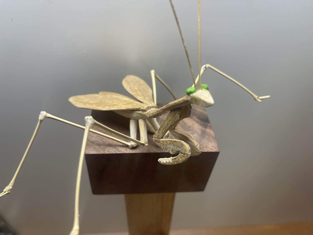 竹のリアルなカマキリに後翅を追加し、飛翔する姿にupgradeしたお話し