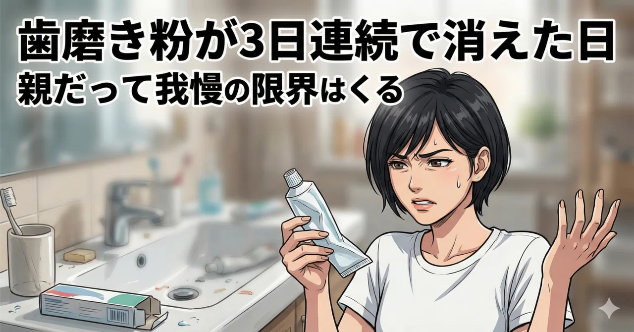 The Day the Toothpaste Disappeared for Three Days in a Row. Even ...