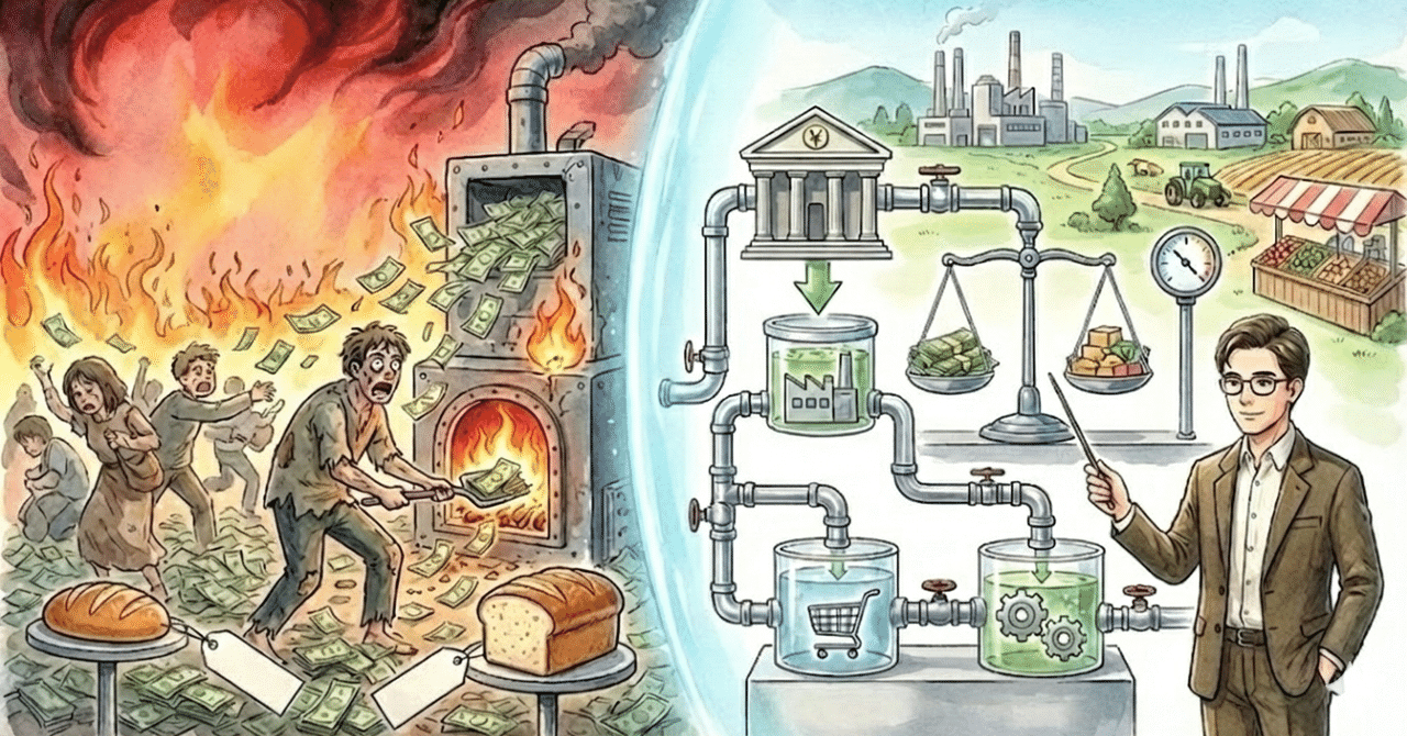 ハイパーインフレ！」と言われたらこう返せ。貨幣の供給量と物価の現実的な関係｜マクロの羅針盤｜データで斬る「日本の正解」