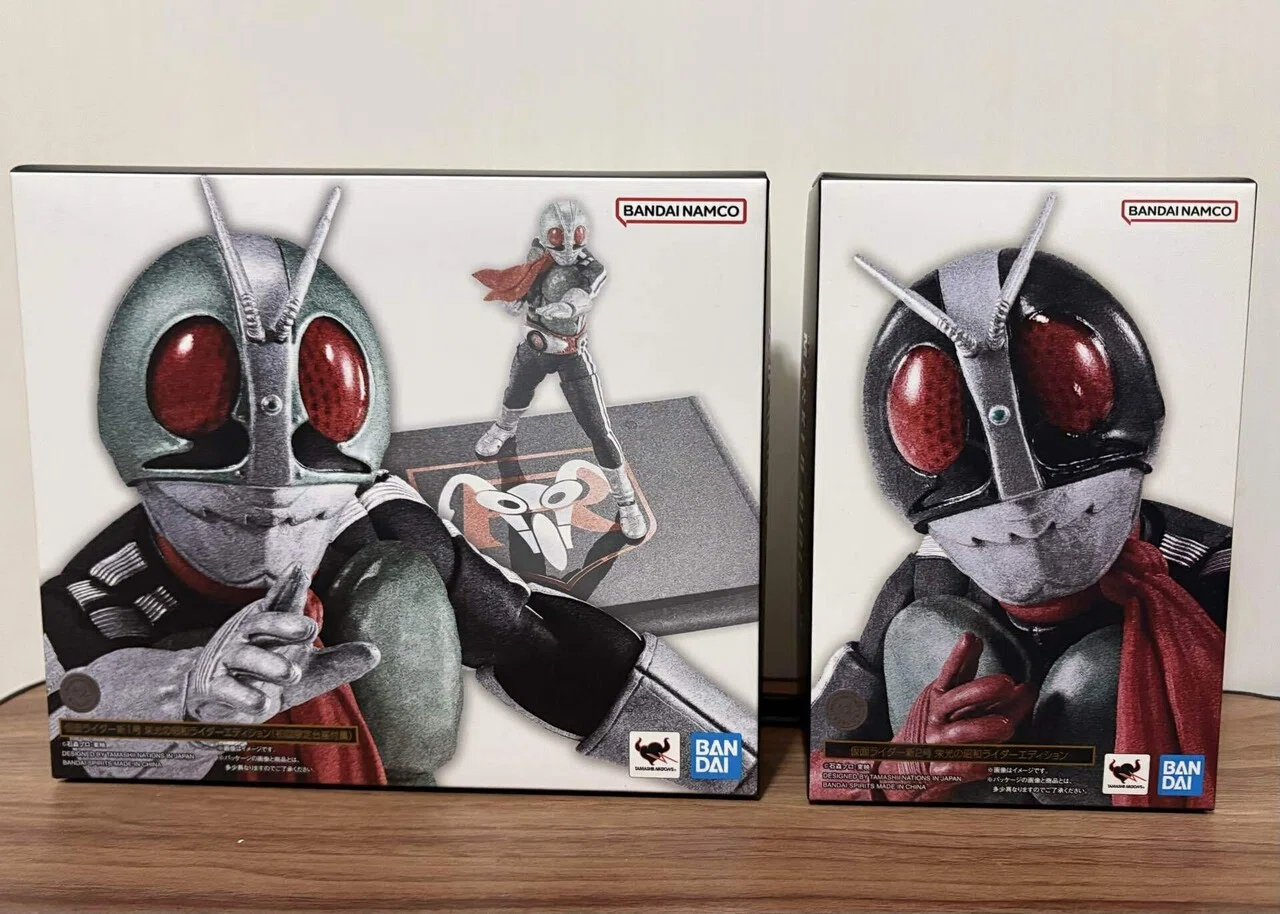 真骨頂仮面ライダー新1号・新2号・V3セット 真骨頂製法 仮面ライダー新1号&新2号 まとめてレビュー！｜自由なダム