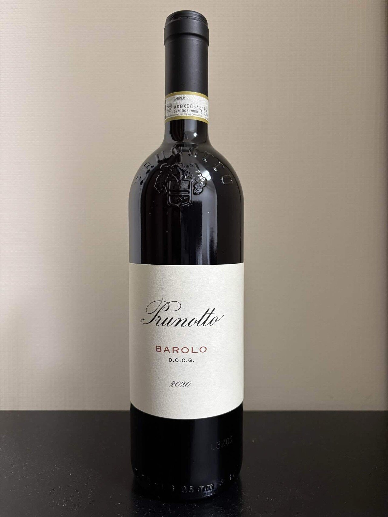 今日飲んだワイン「プルノット バローロ 2020」｜瓶太郎