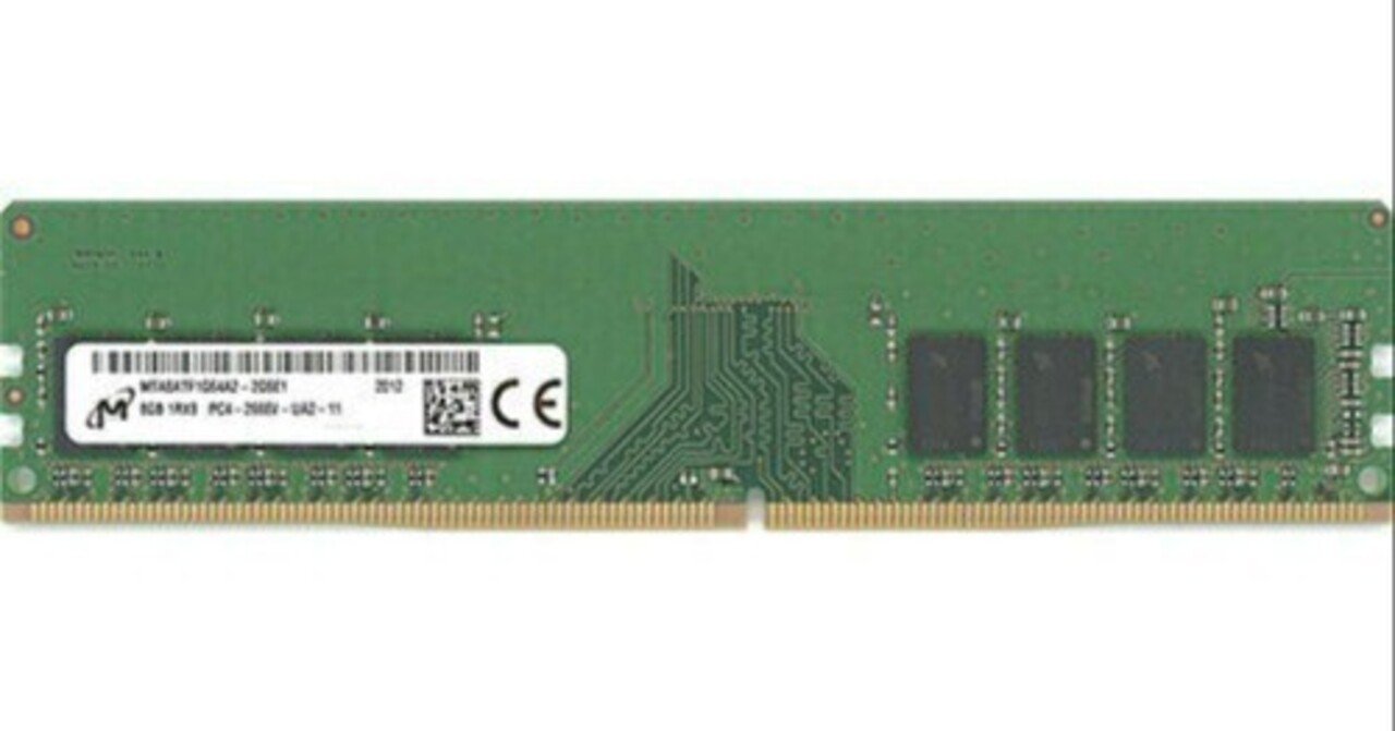 本日見つけた掘り出し物】【動作確認済みDDR4 8GB】中古Micronメモリで