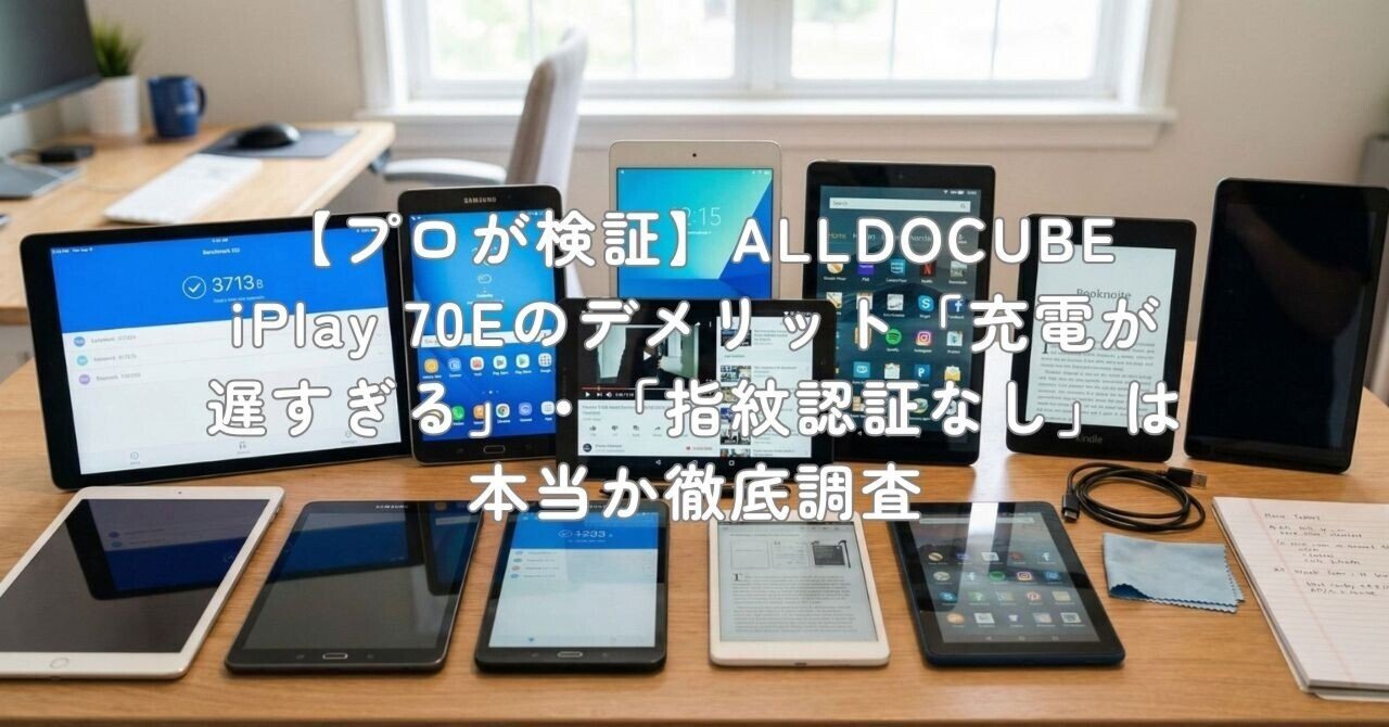 ALLDOCUBE iPlay 70E 充電器あり ALLDOCUBE「iPlay 70E」レビュー！4G対応の格安タブレットの良かった点