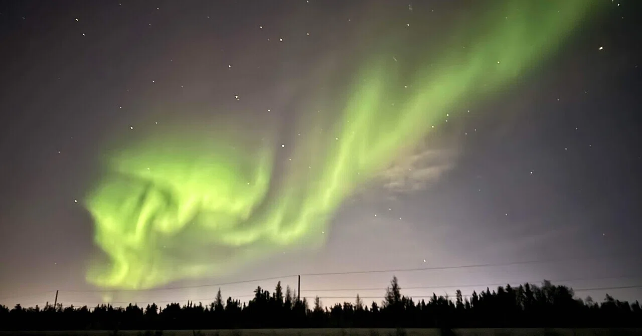 This is the energy of the universe. Aurora viewing in Yellowknife