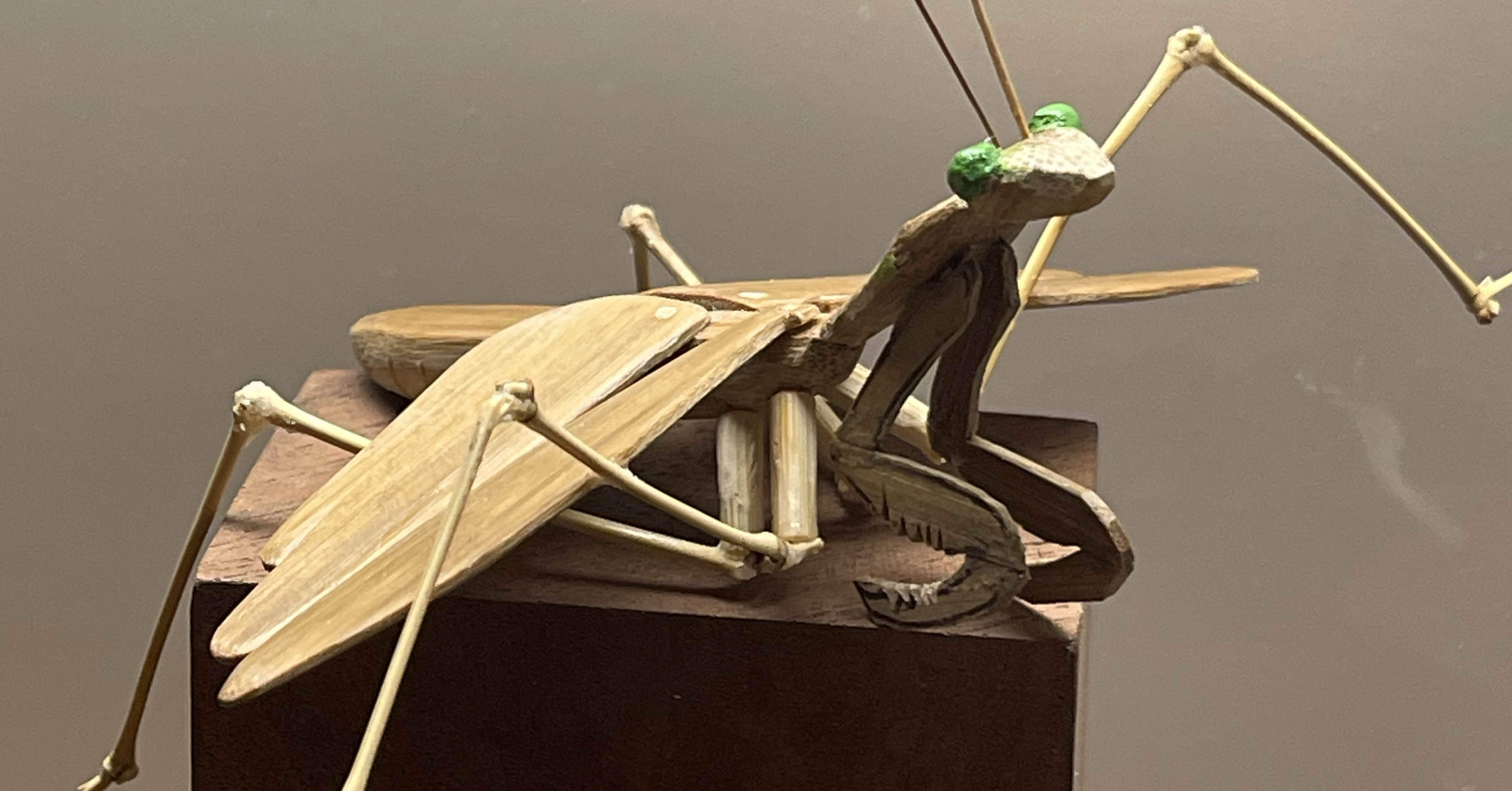 竹のリアルなカマキリに後翅を追加し、飛翔する姿にupgradeしたお話し