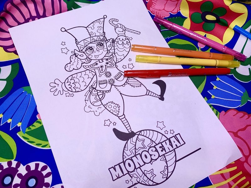 君がサーカスのピエロになる Mionosekaiぬり絵企画 Miochin Note 君がサーカスのピエロになる Mionosekaiぬり絵企画 Miochin Note