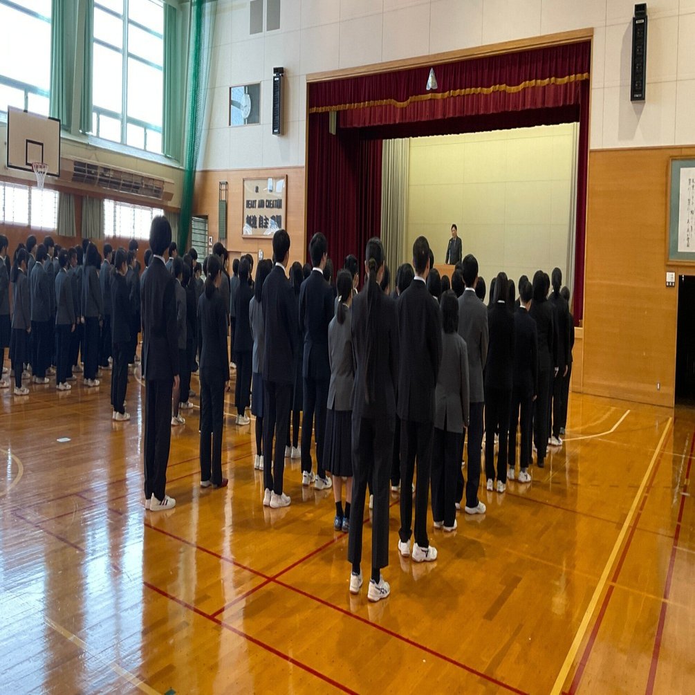 冬季収集中 2026.1.13 冬季休業明け全校集会｜北海道おといねっぷ美術工芸高等学校