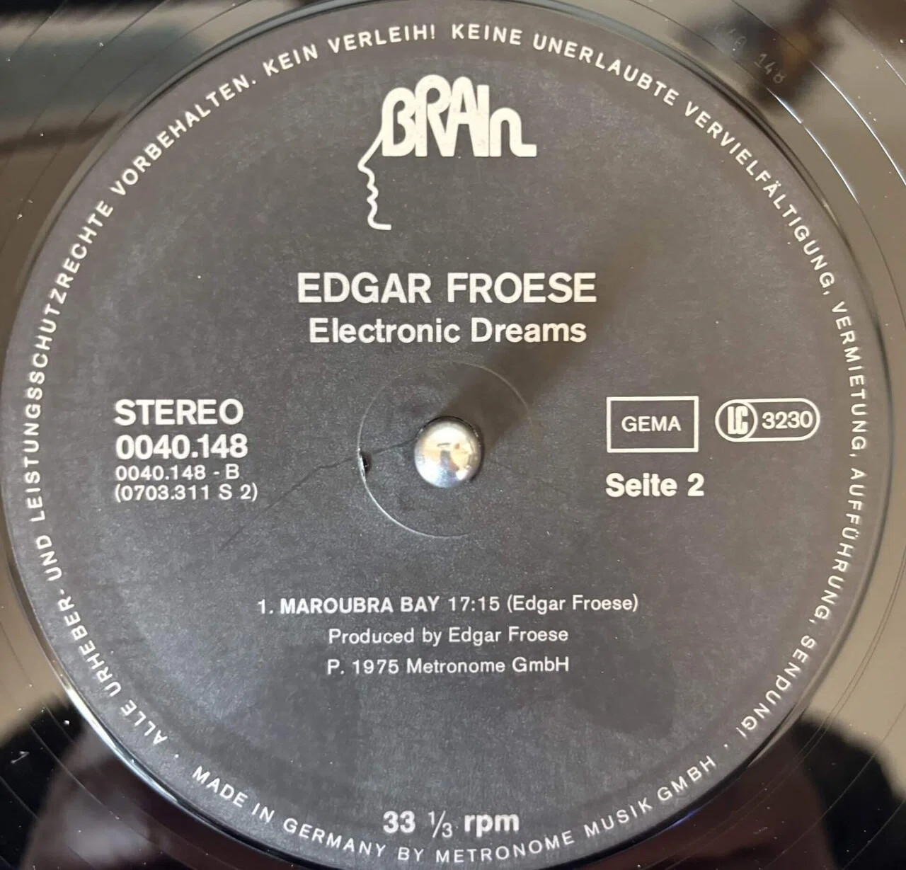 ⁄ - EDGAR FROESE AGES エドガー・フローゼの逆回転で録音されてしまっ