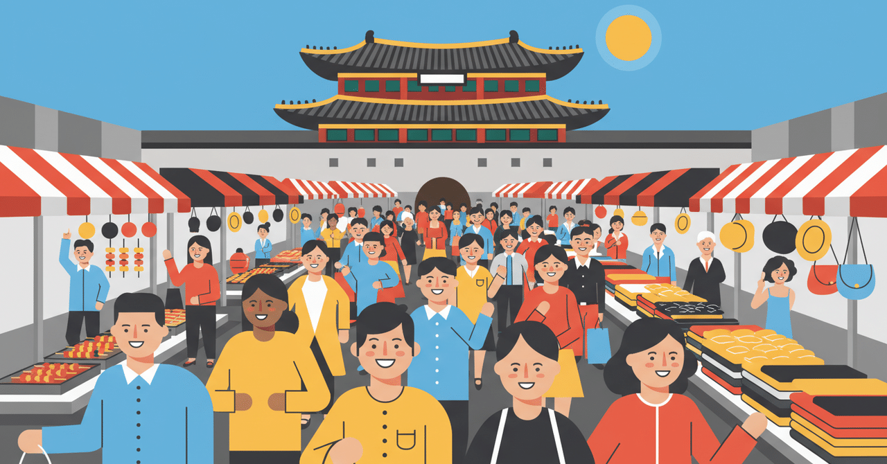 南大門市場へ行こう！活気あふれる韓国語表現をマスター 🛍️｜DailyHangul(매일한글)