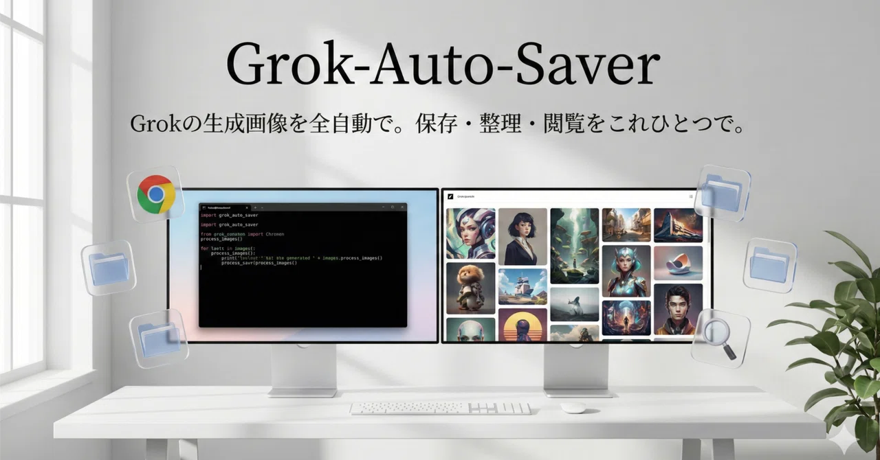 【Chrome拡張機能】Grok-Auto-Saver｜うれしょん