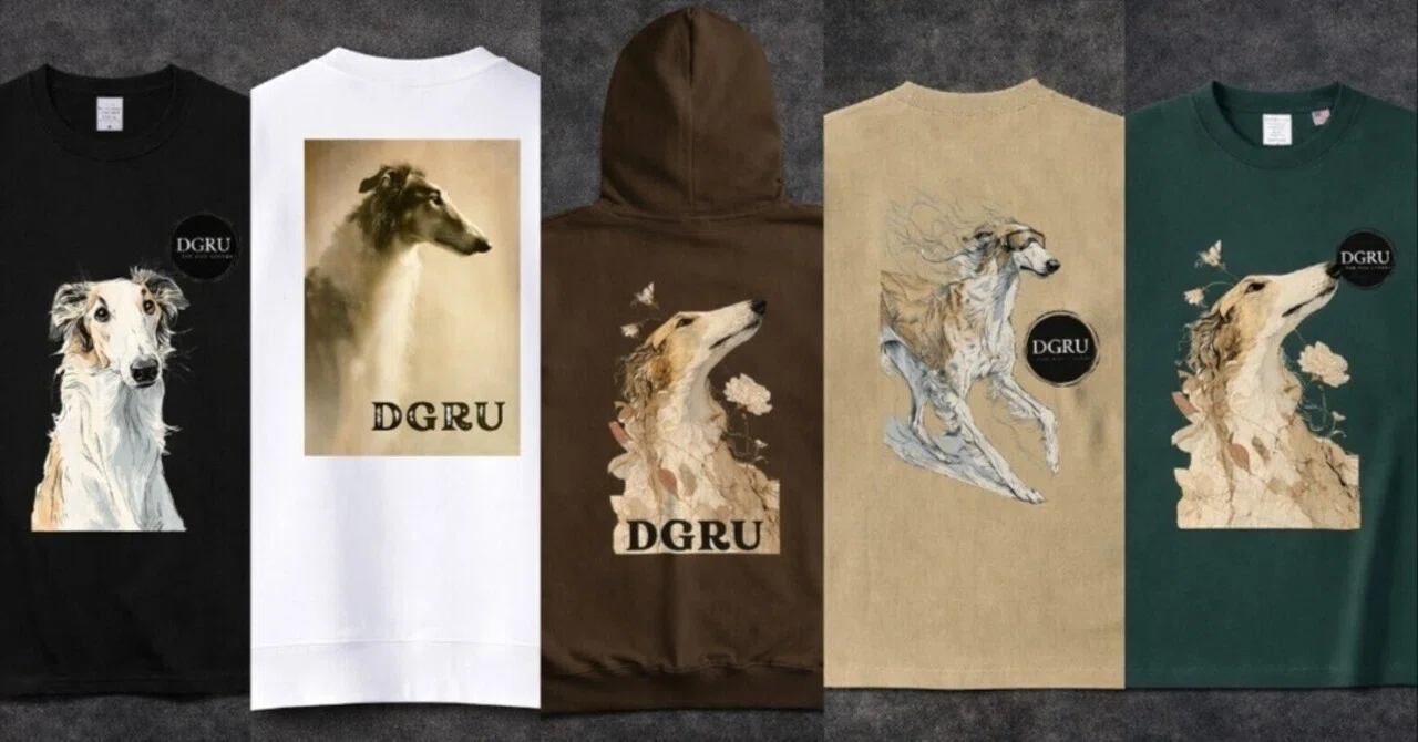 ボルゾイ好きに届けたい、DGRUのおすすめアイテム|DGRU/犬好きのアパレルブランド