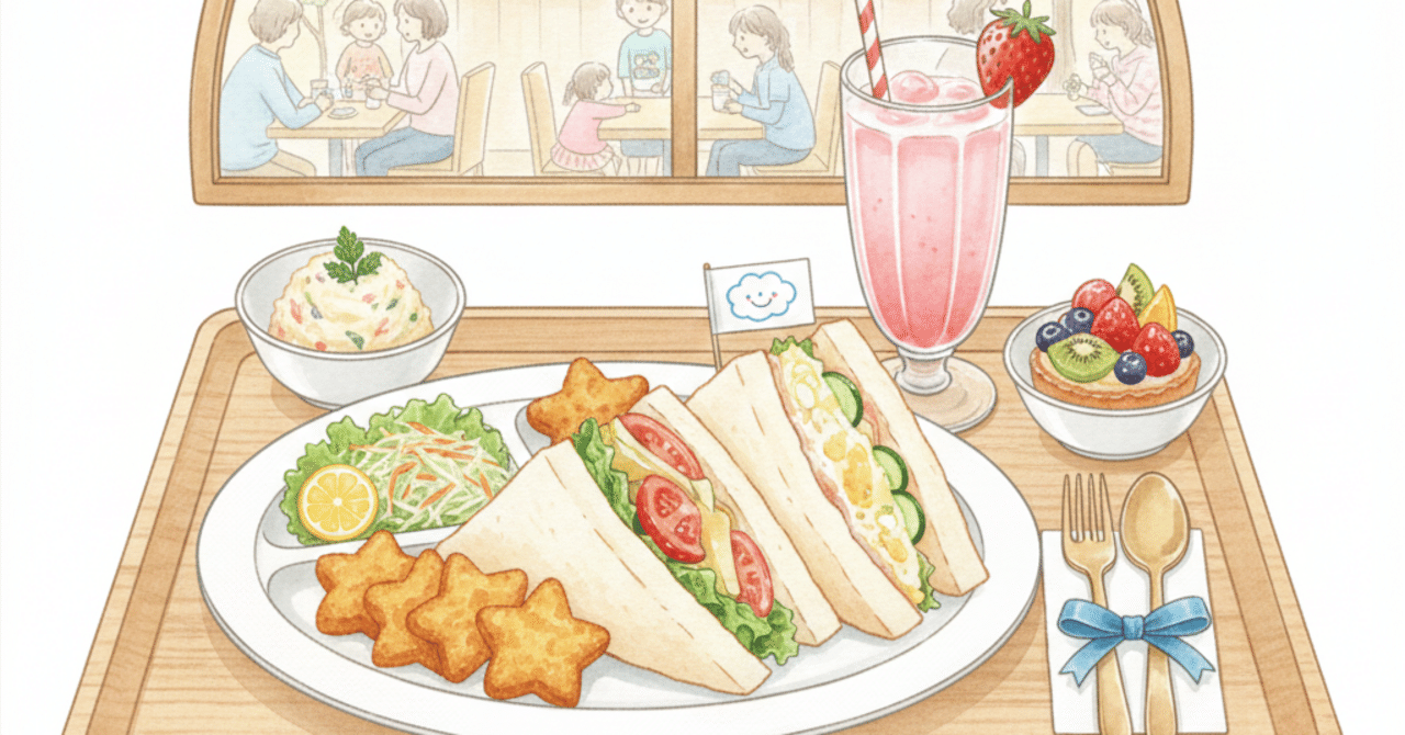 AIイラストで遊ぼう「お子様ランチ」｜アサ