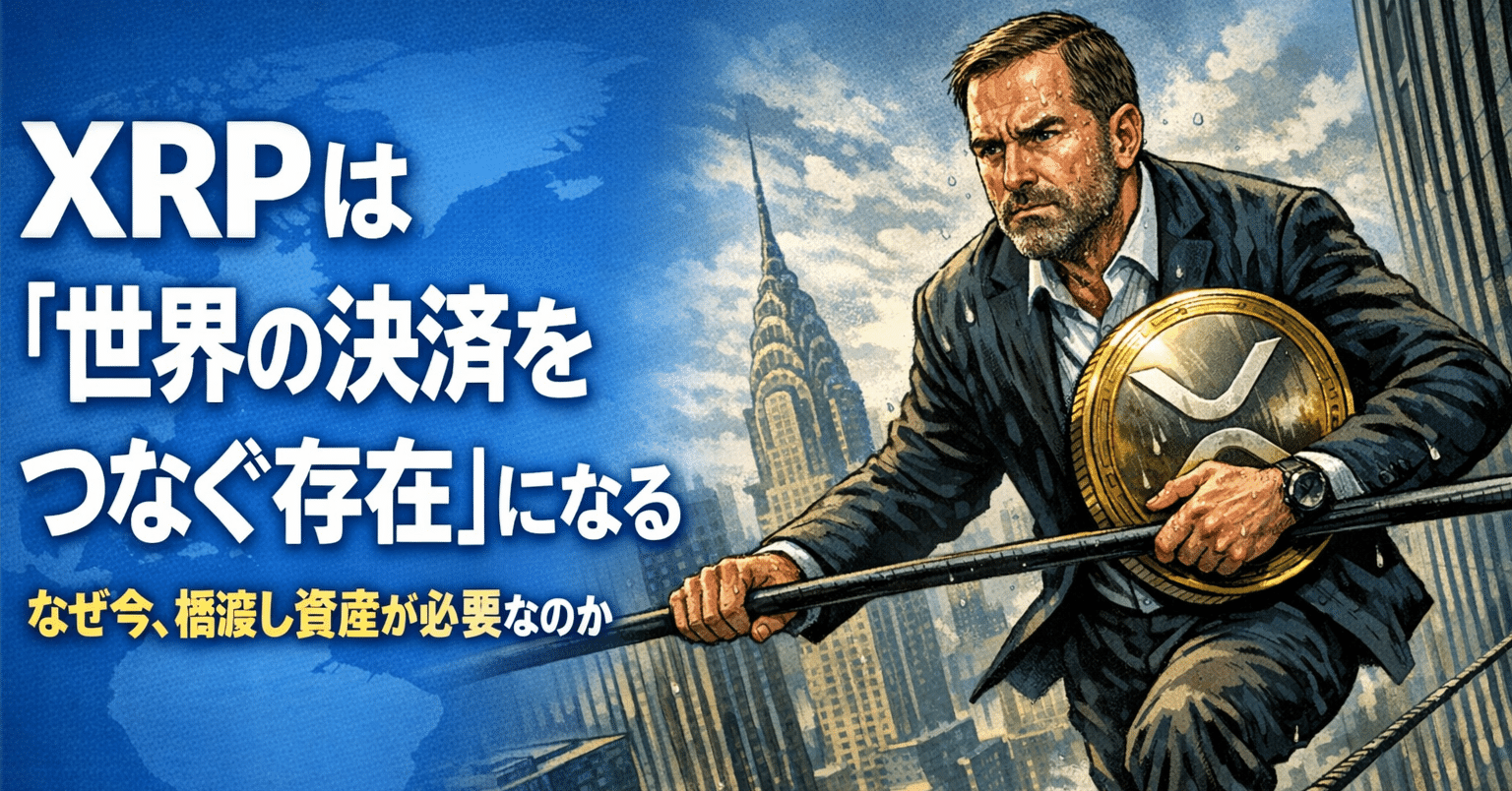 XRPは「世界の決済をつなぐ存在」になる──なぜ今、橋渡し資産が必要なのか｜光本貴一｜XRP / Ripple