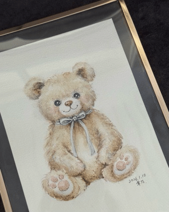 大人のテディベア｜AYANO @ 絵付師