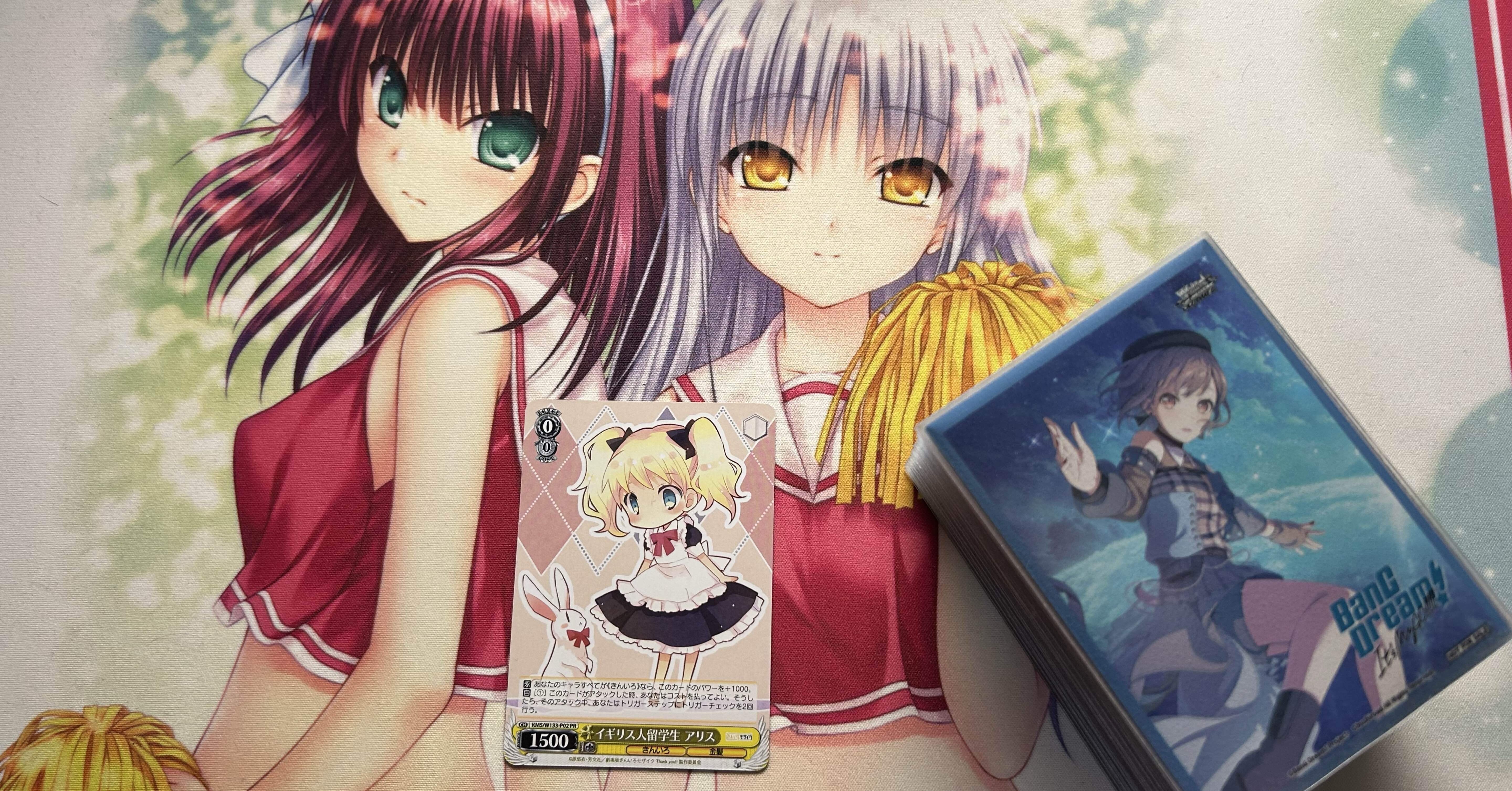 きんいろモザイク プロモ 箔押し イギリス人留学生 アリス PR+ WS きん