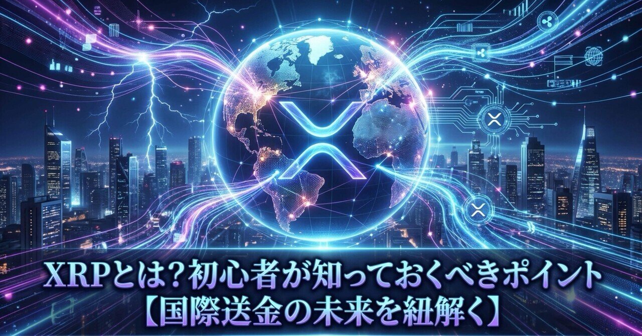 XRPとは？初心者が知っておくべきポイント｜CryptoDonくん | 仮想通貨NOTE
