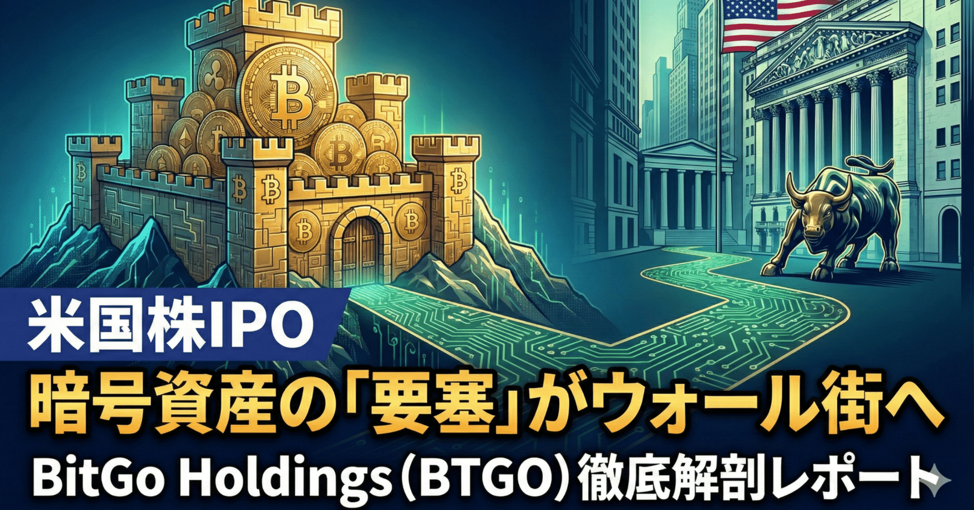 米国株IPO】暗号資産の「要塞」がウォール街へ — BitGo Holdings (BTGO) 徹底解剖レポート｜やまとたける |  経済・投資系まとめ記事