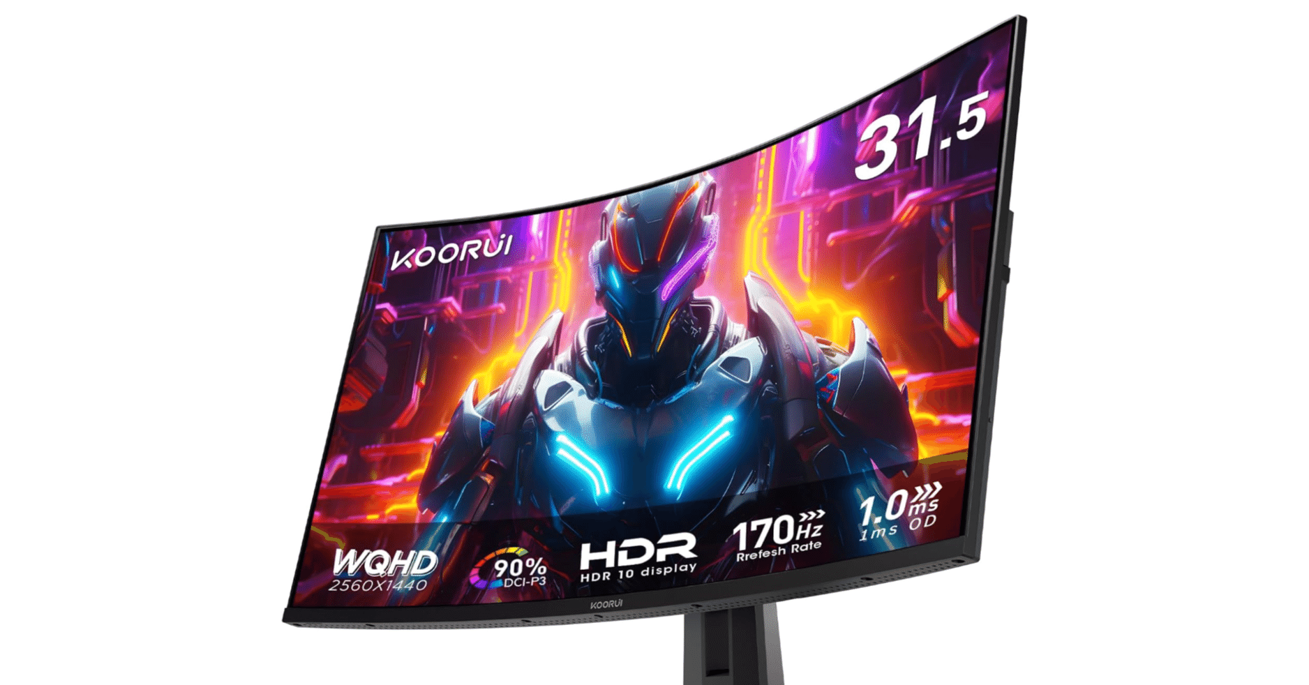 KOORUI 32インチゲーミングモニター amzg32c1q レビュー｜WQHD 170Hz