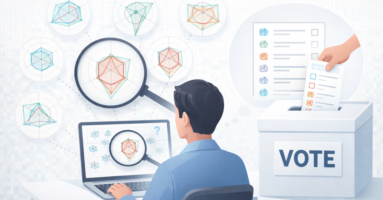 政党の「方針・姿勢」を可視化して比べる