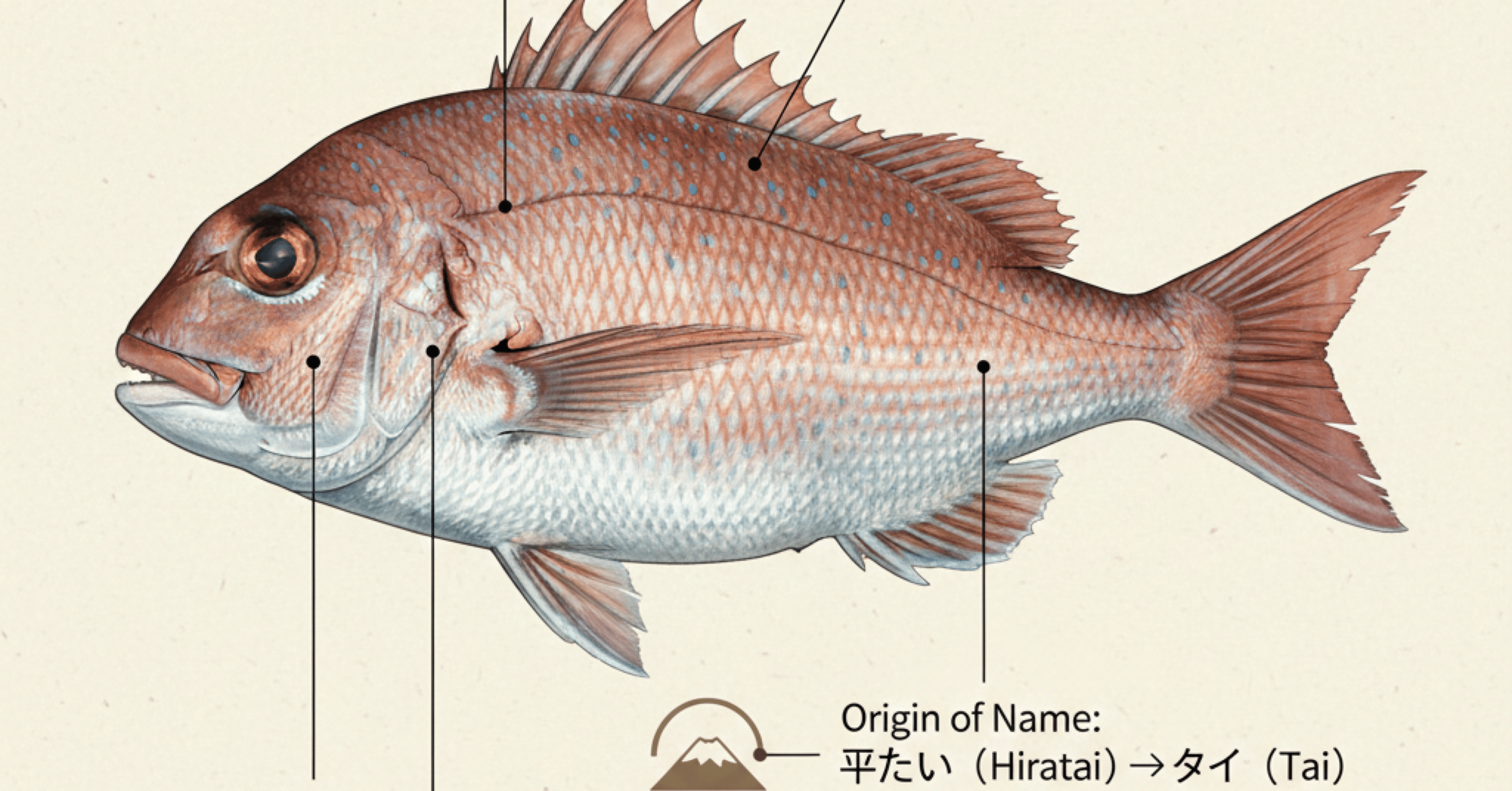 蘊蓄シリーズ】魚の王様「鯛」の正体は、ただの『平たい魚』だった