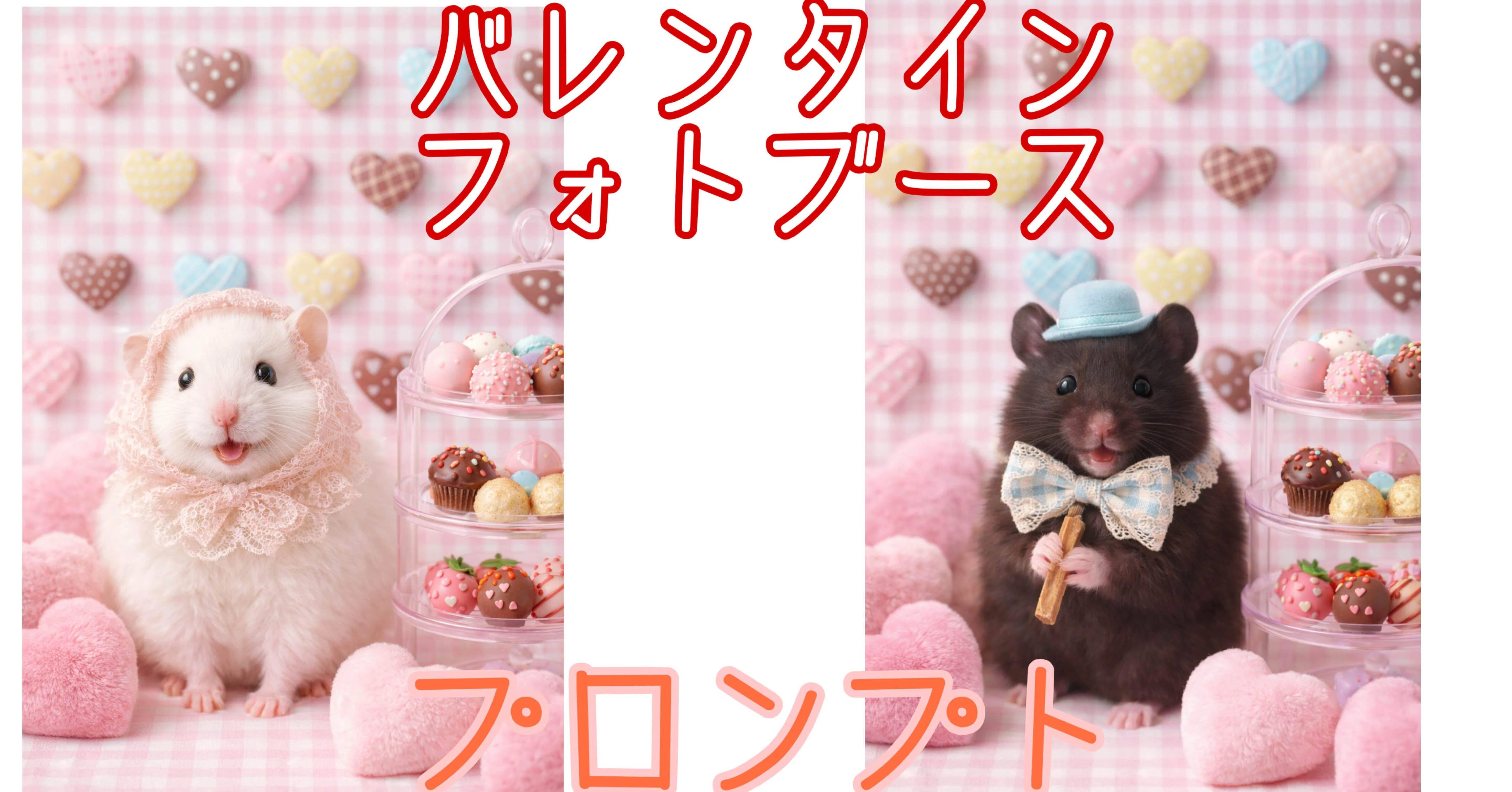 プロンプト共有】バレンタインフォトブース🍫💓｜ayrihari