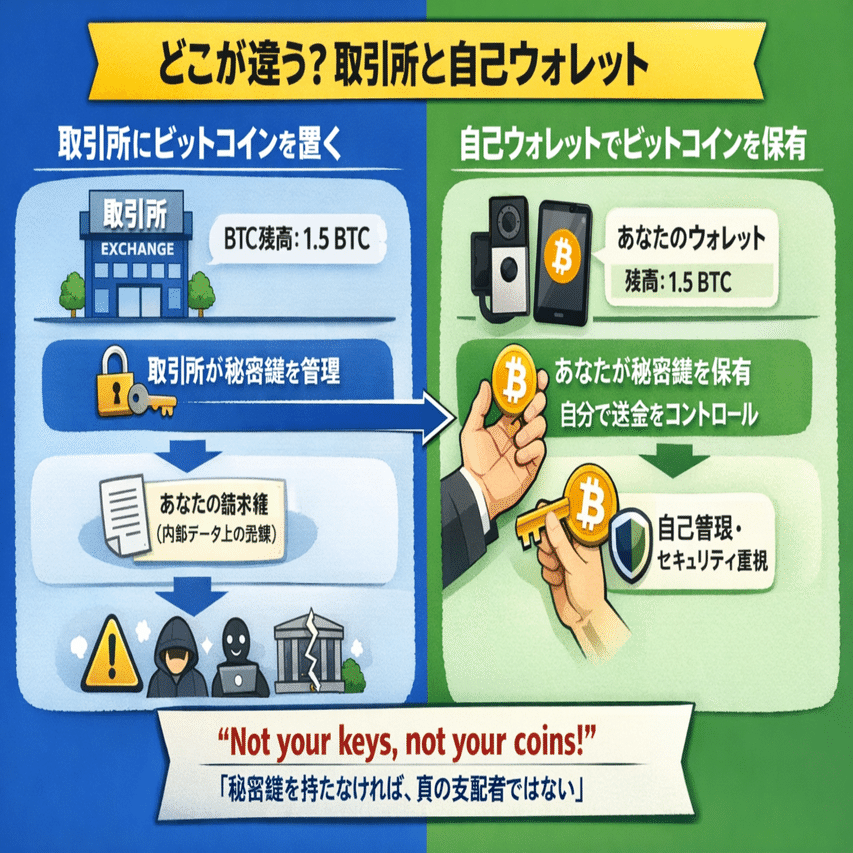 ビットコインの交換所保有｜guenter1972