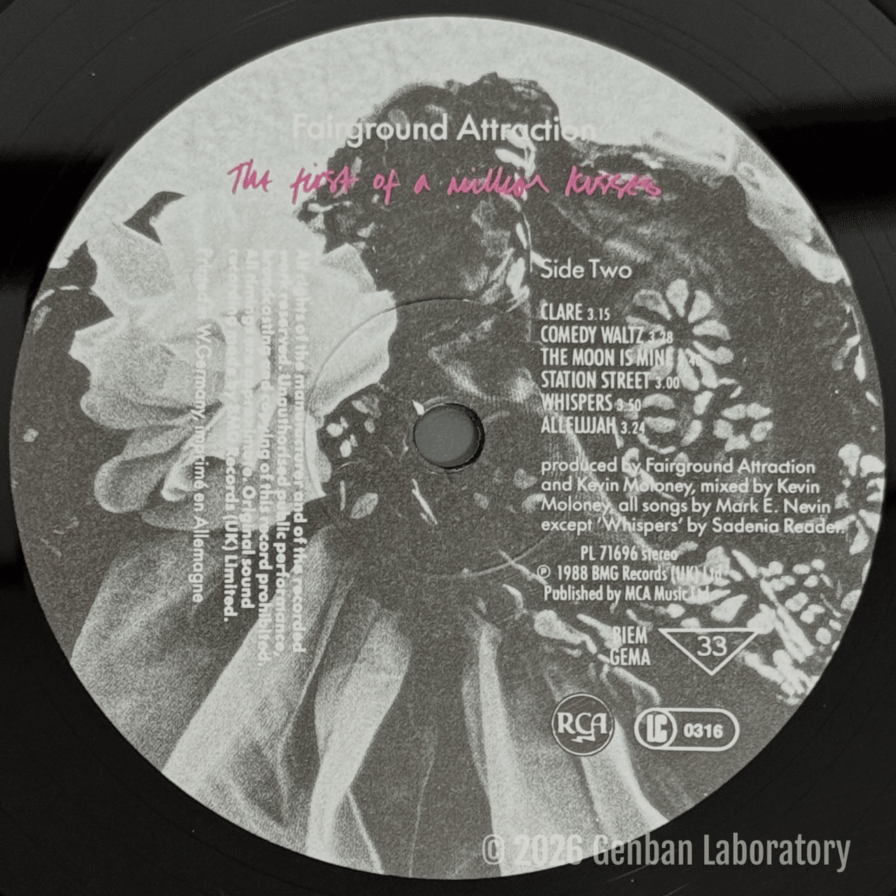 015: Fairground Attraction『The First Of A Million Kisses』UK/EU