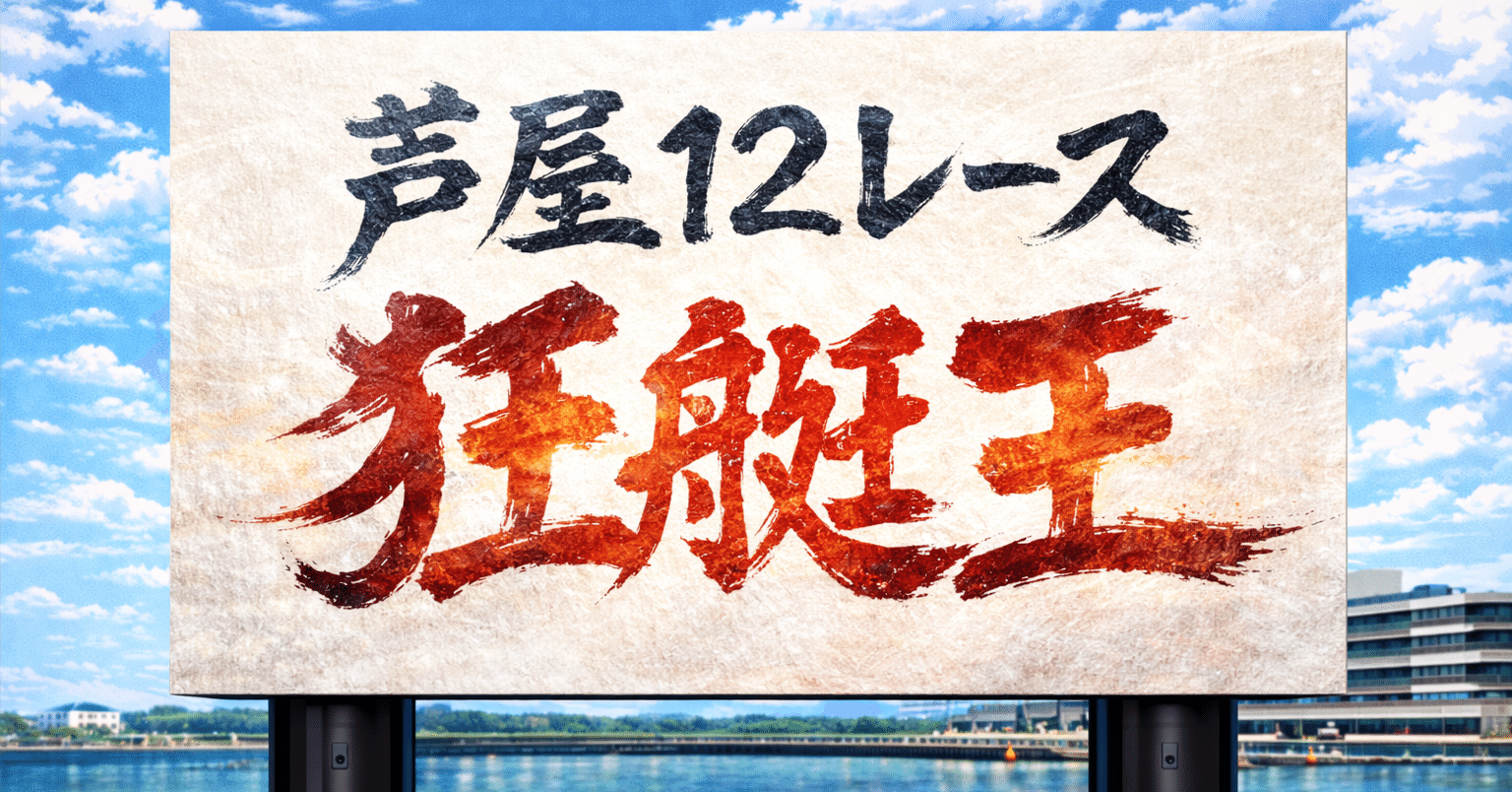 狂艇王｜1/13 芦屋12R｜内基点 分岐整理で締め】｜狂艇王