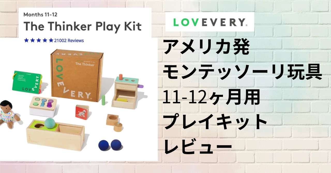 アメリカ子育て〉生後11ヶ月突入！ アメリカ発モンテッソーリ知育玩具