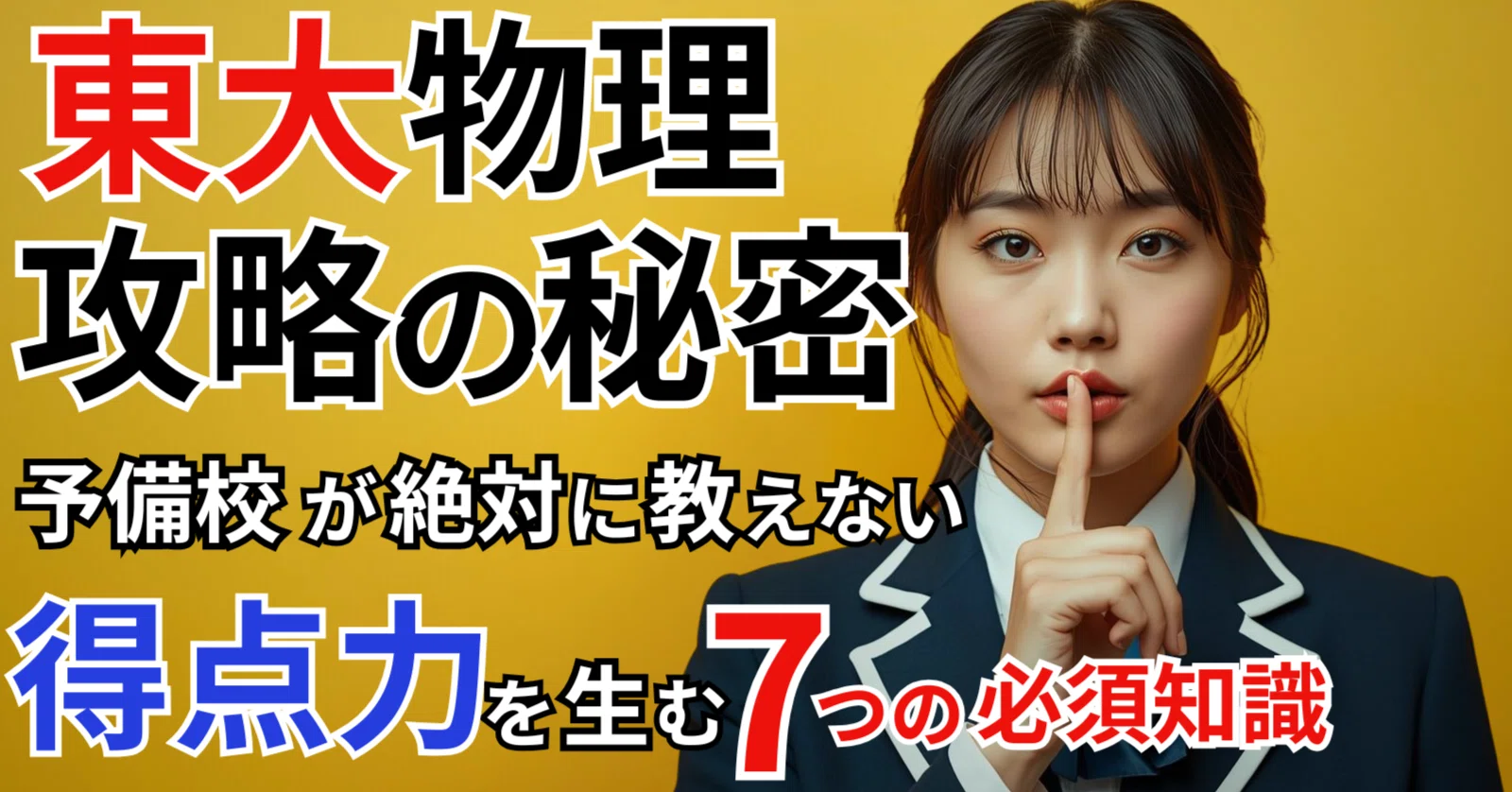 東大物理 対策】過去問演習の前に！塾では教えてくれない「7つの基礎