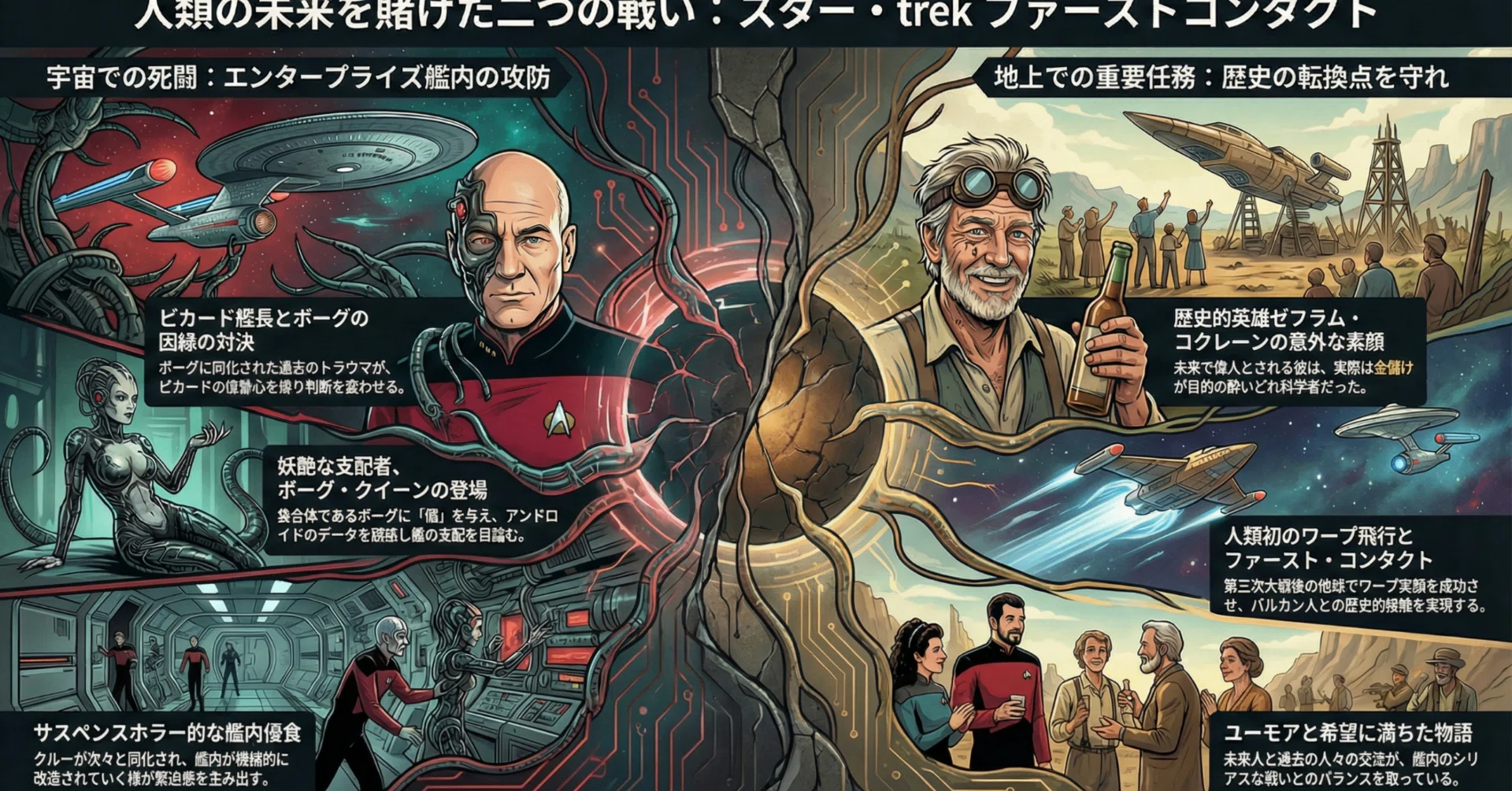 説明はいらない！SF映画の感動を味わおう - スタートレックⅧ